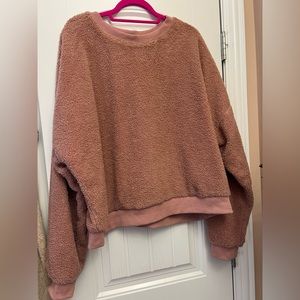 Dusty rose thick soft and cozy sweatshirt
